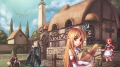 Clouds Anime anime girls scenic kirigaya kazuto sword art 