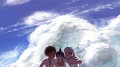 Clouds anime girls shaman king anime boys Tao Ren
