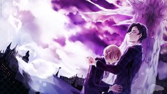 Clouds Anime glasses suit blondes brunettes kuroshitsuji Butler 