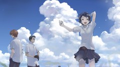 Clouds Anime school uniforms the girl who leapt through time 
