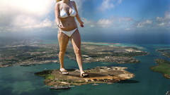 Clouds bikini funny Melissa