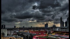 Clouds black stadium Galatasaray