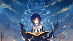 Clouds blue hair Books