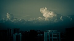 clouds building 2011 (Year) dark City cityscape
