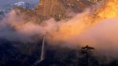 Clouds California Discovery waterfalls Yosemite National Park 