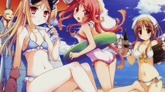 Clouds cats red eyes Champagne Beaches bottles blondes blush 