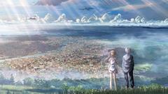 Clouds cityscapes buildings ef