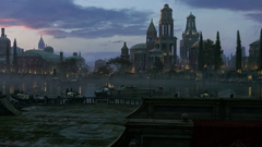 Clouds cityscapes Naboo architecture