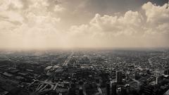 Clouds cityscapes skylines Chicago