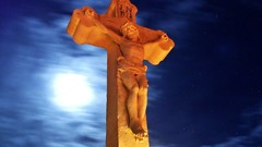 Clouds cross night Stars