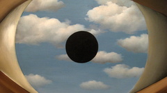 Clouds eyes Rene Magritte