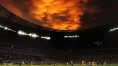 Clouds France stadium Donbass-Arena Ukraine euro 2012