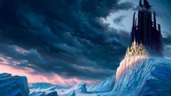 Clouds ice Castles fantasy art Mortal Engines