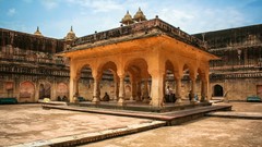 Clouds India Temples cityscapes Rajasthan