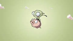 Clouds Invader Zim pigs