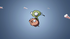 Clouds Invader Zim pigs