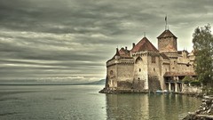 Clouds Landscapes Castles horizon