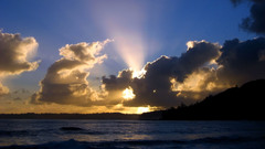 Clouds Landscapes horizon sunlight