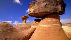 Clouds Landscapes nature deserts