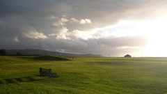 Clouds Landscapes nature fields