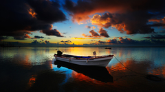 Clouds Landscapes ships vehicles