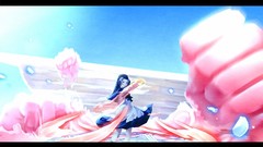 Clouds magic woman dress blue hair touhou Kumoi Ichirin Unzan