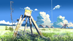 Clouds Makoto Shinkai Anime