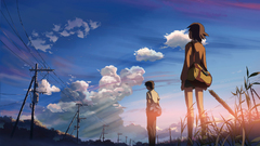 Clouds Makoto Shinkai power