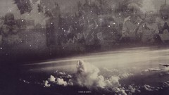 Clouds modest mouse artwork grayscale music bands