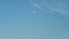 Clouds moon Italy skies liguria varazze