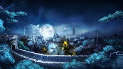 Clouds moon smoke Birds sleeping houses Castles trine 2 video 