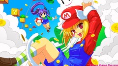 Clouds mushrooms Photoshop Money Anime Mario nintendo Super 