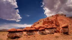 Clouds nature deserts Utah