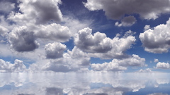 Clouds nature reflections