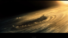 Clouds outer space Satellite