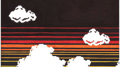 Clouds pixel art