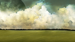 Clouds planet Photoshop Cloverfield Photomanipulation dual