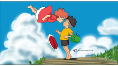 Clouds Ponyo Anime