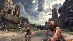 Clouds rage Shooter apocalyptic skies video games id software 