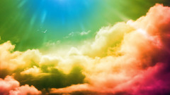 Clouds rainbows skyscapes