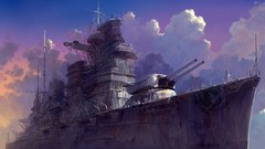 Clouds ships machinery artwork Jaecheol Park