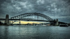 Clouds sky Australia Sydney sydney harbour bridge