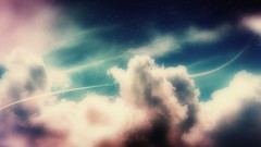 Clouds sky spot light