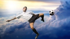 Clouds soccer balls