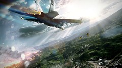 Clouds sunlight battlefield 3 dogfight artwork fighter jets 