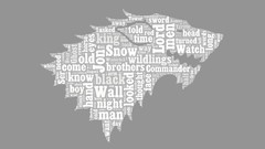 Clouds text Wolves word game of thrones A Song of Ice and Fire 