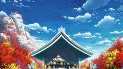 Clouds touhou autumn shrine