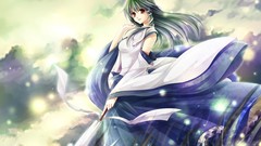 Clouds touhou grass skirts