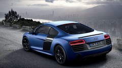 Clouds tuning cars Carbon audi r8 sunlight cities skies sports 