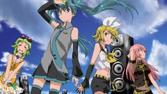 Clouds wind Cables navel Shorts bows stockings belts outdoors 